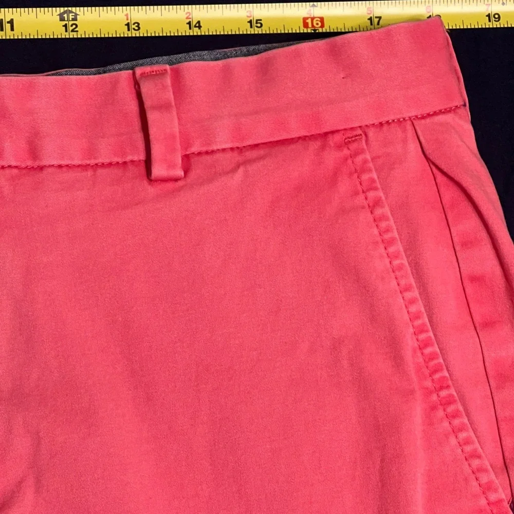 Vineyard‎ Vines Breaker Pants Mens 35x30 Coral Pink Cotton Stretch Chinos